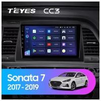 Магнитола андроид Teyes сс3 на HYUNDAI Sonata 7 LF 2017-2019 / Хендай Соната 7 LF (DSP/4G/WiFi/QLED)