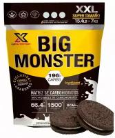 Гейнеры высокоуглеводные, HX Nutrition, Premium Big Monster Gainer, 7000 г, Печенье, испания