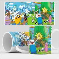 Кружка RocketCup с принтом "Время приключений" Adventure Time