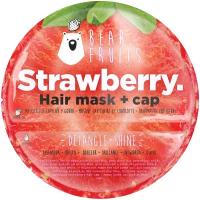 Bear Fruits Маска для волос + многоразовая шапочка Strawberry, 20 мл, пакет