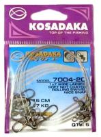 Kosadaka Поводок KOSADAKA CLASSIC 1x7 7004, упаковка 5шт (1х7;22 см; 6 кг; 5 шт)