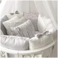 Бортики в детскую кроватку для новорожденного "Angel Dream", 12 подушек, в прямоугольную кроватку 120*60 см