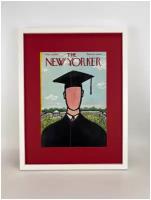 Постер из оригинальной обложки журнала The New Yorker из 1959 года в раме