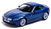 Машина металлическая BMW Z4, 1:43, цвет синий