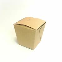 Коробка для лапши "Крафт", упаковка для "WOK", 30 штук