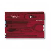 Швейцарская карточка Victorinox SwissCard, красная