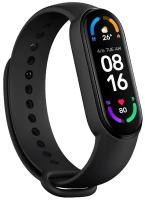 Фитнес-браслет Xiaomi Mi Smart Band 6, 1.56", Amoled, WR50M, BT5.0, чёрный