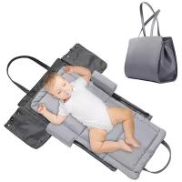 Сумка-трансформер для мам (с внутренним матрасом для младенцев и сумкой для принадлежностей)