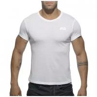 Футболка "Basic V-Neck T-Shirt - White" / Addicted / Белый / Размер XL