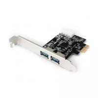 Контроллер USB3.0 Gembird SPCR-01 PCI-Express на 2 USB Af чипсет Renesas D720200AF1