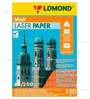 Бумага для лазерной печати Lomond A3, 150 г/м2 (250 листов) матовая двусторонняя фотобумага (Matt DS Color Laser Paper) (0300831)