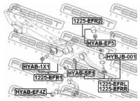 Тяга Зад. Попереч. Hyundai Sonata (Ef) 2001-2005 Febest арт. 1225-EFR1