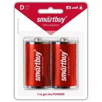 Батарейка SmartBuy Ultra Alkaline LR20 D, в упаковке: 2 шт
