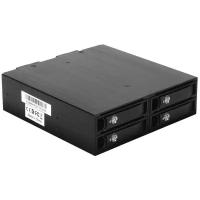 EXEGATE Контейнер для HDD EX264647RUS Корзина для HDD HS425-01 универсальная, на 4 2,5" SATA SAS HDD, занимает 1 5,25" отсек