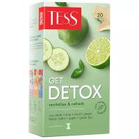 Чай Tess Get Detox в пакетиках, цитрус, мелисса, 30 г, 20 пак