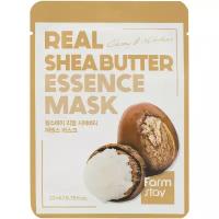 Farmstay Real Shea Butter Essence Mask маска тканевая с маслом ши, 23 г, 23 мл