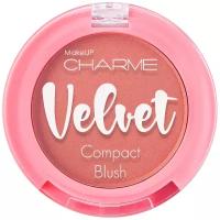 CHARME Румяна скульптурирующие "Velvet" 102 Персиковый крем