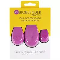 Набор биоразлагаемых спонжей для макияжа EcoTools Bioblender Makeup Sponge Trio, 3шт