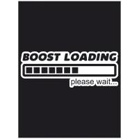 Наклейка на авто "Boost loading" 20х7 см