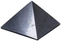 Пирамида из цельного камня Шунгит 3 см полированная