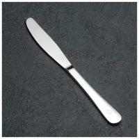 Нож столовый из нержавеющей стали Доляна «Таун», h=22,5 см, цвет серебряный