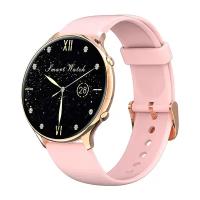 Смарт часы женские Smart Watch KAREN KM08. Умные часы. Розовый ремешок