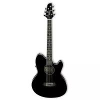 Ibanez TCY10E-BK Black High Gloss электроакустическая гитара, цвет черный глянцевый