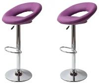 Комплект из двух барных стульев BN 1009-1 пурпурный