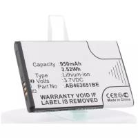 Аккумуляторная батарея iBatt 950mAh для Samsung SGH-J800 Luxe, Player Star 2, REX 70, SGH-F400, GT-B3410, GT-S5600, GT-C3060, S7070 Diva, Chat 322, GT-M7600