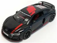 Спортивная машинка Audi R8 металлическая 1:24 со светом и звуком