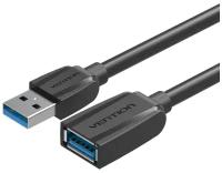 Кабель удлинитель USB3.0 АM/AF 1м Vention (VAS-A45-B100) Black Edition