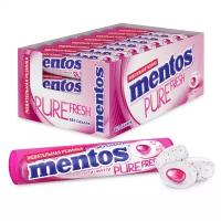 Жевательная резинка Mentos Pure Fresh вкус Тутти-Фрутти, 24 шт по 15,5 г