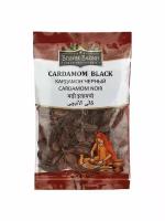 Кардамон чёрный целый Cardamom Black Бхарат Базар, Bharat Bazaar 50 гр