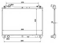 Основной радиатор (двигателя) Nrf 53915 для Suzuki Grand Vitara II