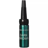 DARK BROWN хна для бровей EkkoBeauty