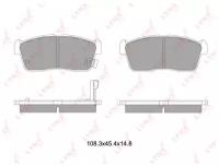 Колодки тормозные дисковые перед LYNXauto BD-7551