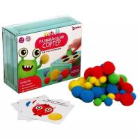 Развивающая игрушка IQ-ZABIAKA Цветные бомбошки (5001386)
