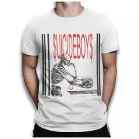 Футболка Dream Shirts SuicideBoys - Suicide Boys Скелет Мужская белая XL