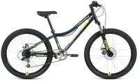 Велосипед Forward Titan 24 2.2 disc 2021 рост 12 темно-синий/золотой