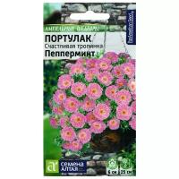 Семена цветов Портулак "Счастливая тропинка" Пепперминт, О, цп, 5 шт