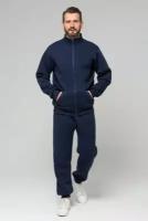 Магазин Толстовок - Premium tracksuit RICH DARK BLUE color - Спортивный костюм темно-синий цвет, 2XL-54-Unisex-(Мужской)