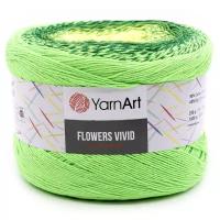 Пряжа для вязания YarnArt 'Flowers Vivid' 250гр 1000м (55% хлопок, 45% полиакрил) (508 секционный), 2 мотка