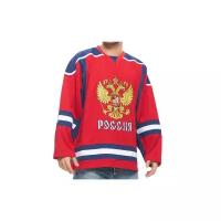 722340 Хоккейный свитер ATRIBUTIKA & CLUB Россия p.46 (красный)