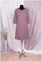 Офисное платье Mila Bezgerts 375ВЕ, цвет Сиреневый, размер 52-164