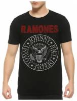 Футболка Dream Shirts Ramones / Рамонс Мужская Черная M