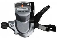 Манетка лев. 3 Shimano Alivio ESLM4000LB, RapidFire Plus 3ск. левый+трос черный инд. уп