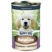 корм для щенков Happy Dog телятина, индейка 1 уп. х 1 шт. х 410 г