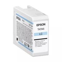 Epson C13T47A500 Картридж оригинальный T47A5 светло-синий ULTRACHROME PRO 10 Light Cyan 50 мл для SureColor SC-P900