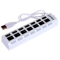 Хаб USB Perfeo PF-H033 7 Ports White PF_C3224