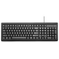 Клавиатура HP Keyboard 100 проводная для PC (черный)(2UN30AA#ACB)